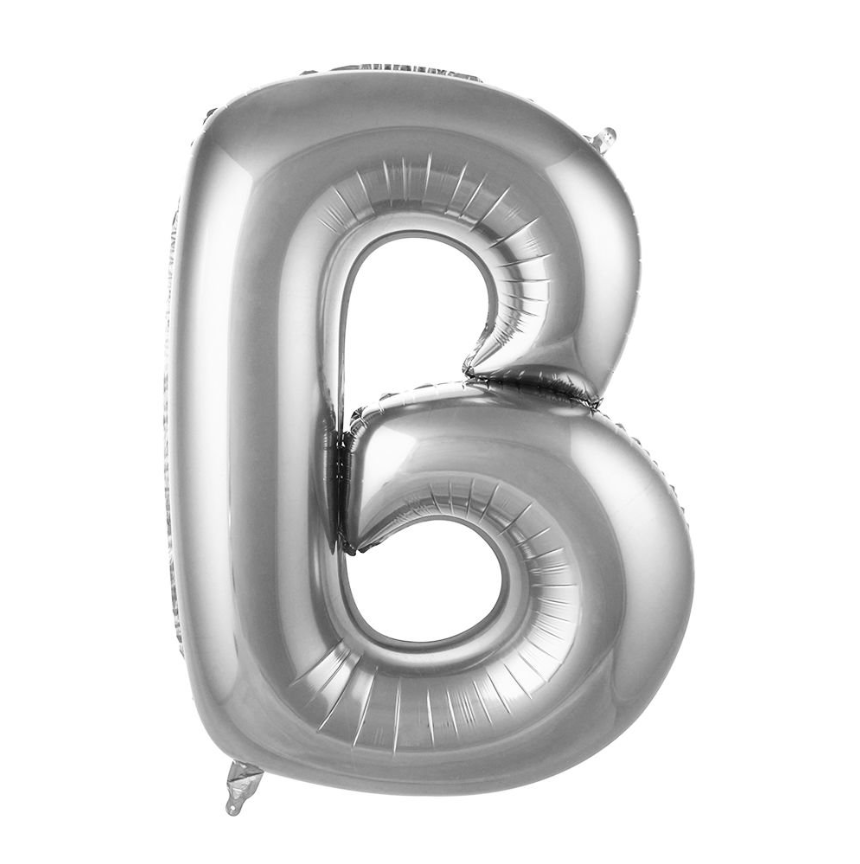 Folyo Balon  Gümüş B 34 İnç 76 Cm